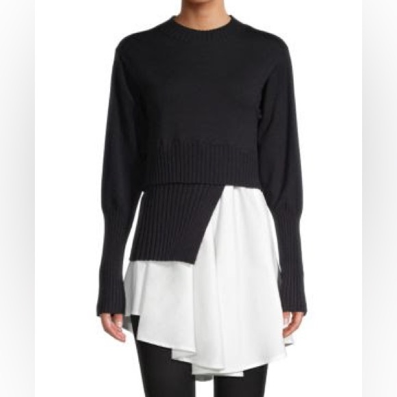 AvantLook Two Tone Longline Layered Sweater - Good Condition - Picture 1 of 1